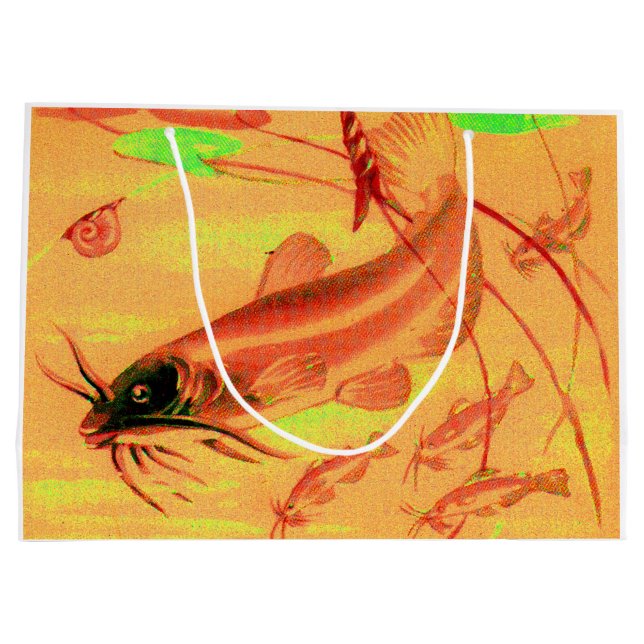 Sacola Para Presentes Grande peixe (Verso)