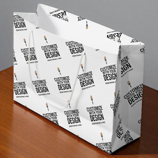Sacola Para Presentes Grande Pequenas Empresas Personalizadas com Marca da Empr (Criador carregado)