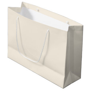 Sacola Para Presentes Grande Pequeno creme leve e elegante 