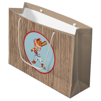 Sacola Para Presentes Grande Pequeno Slugger Vintage Gift Bag