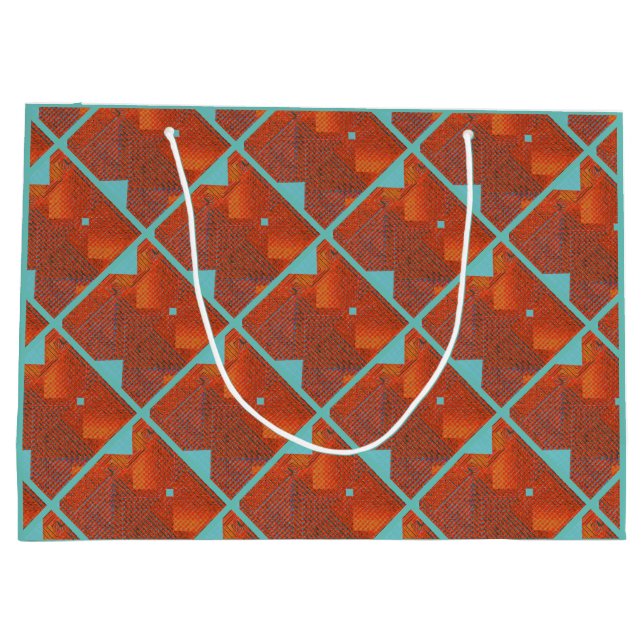 Sacola Para Presentes Grande Personalizar Feliz Aniversário, Celebração (Verso)