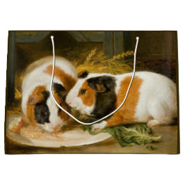 Sacola Para Presentes Grande Pet Guiné Pigs Feeding (por James Ward)