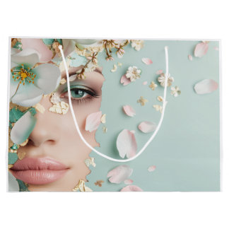 Sacola Para Presentes Grande Petal Awakening