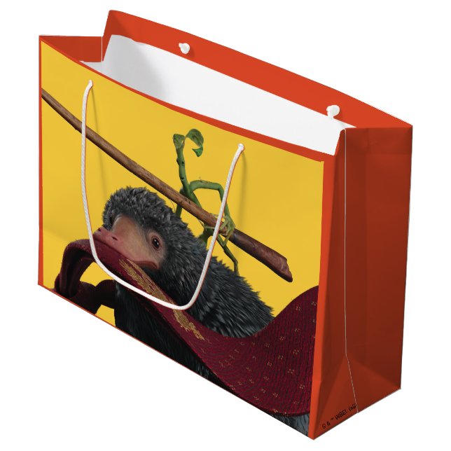 Sacola Para Presentes Grande Pickett & Teddy With Wand and Tie (Frente inclinada)