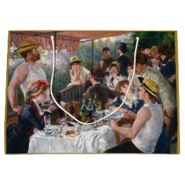 Sacola Para Presentes Grande Pierre-Auguste Renoir - Luncheon do Partido Barco