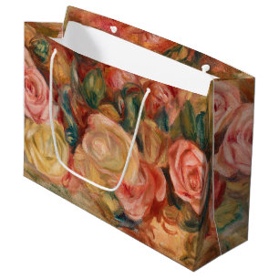 Sacola Para Presentes Grande Pierre-Auguste Renoir - Rosas