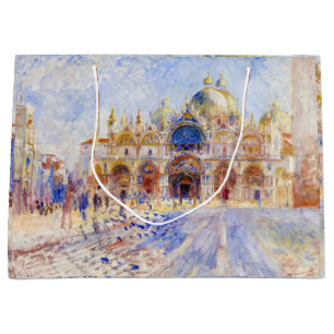 Sacola Para Presentes Grande Pierre-Auguste Renoir - Veneza, Piazza San Marco
