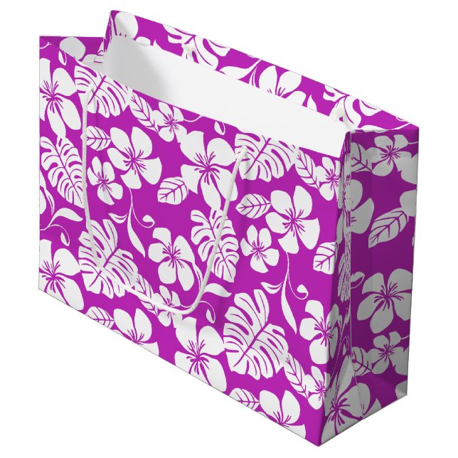 SACOLA PARA PRESENTES GRANDE PINK BIKINI (RASPBERRY) (Frente inclinada)