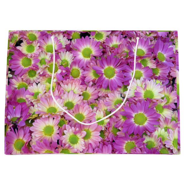 Sacola Para Presentes Grande Pintado Daisy Gift Bag (Frente)