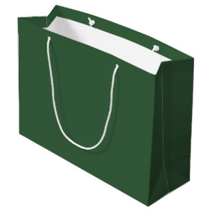 Sacola Para Presentes Grande Plain Hunter Green