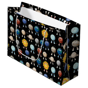 Sacola Para Presentes Grande Planetas e Sistema Solar