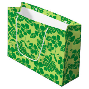 Sacola Para Presentes Grande PLUMERIA DE PINCO (VERDE x 2)