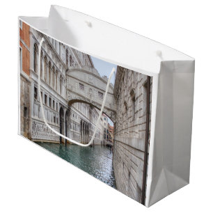 Sacola Para Presentes Grande Ponte De Sighs Veneza Itália