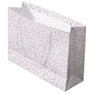 Sacola Para Presentes Grande Portas cor-de-rosa e roxas, doce,