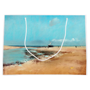 Sacola Para Presentes Grande Praia em Baixo Lado (Boca do Rio), Edgar Degas