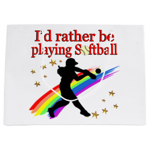 SACOLA PARA PRESENTES GRANDE PREFERENCIALMENTE A JOGAR SOFTBALL