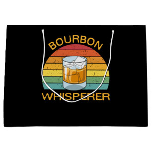 Sacola Para Presentes Grande Presente de Bebendo Bourbon Whisperer Whiskey Bour