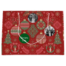 Sacola Para Presentes Grande presente de ornamentos