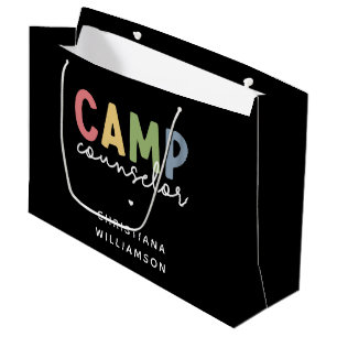 Sacola Para Presentes Grande Presentes personalizados do conselheiro de acampam