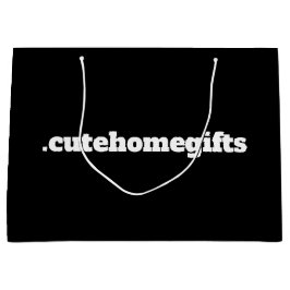 Sacola Para Presentes Grande Preto Minimalista Moderno Elegante Corporativo Emp