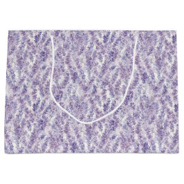 Sacola Para Presentes Grande Pretty Lavender Flowers Bridal Shower