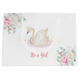 Sacola Para Presentes Grande Princesa Swan Chá de fraldas