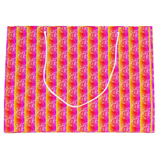 Sacola Para Presentes Grande "Prism Pattern" - Saco do Presente (Frente)