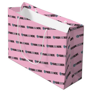 Sacola Para Presentes Grande Promocional de negócios | Logotipo Personalizado C