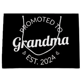 Sacola Para Presentes Grande Promovido À Avó Est. 2024 I