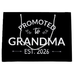 Sacola Para Presentes Grande Promovido À Avó Est. 2026 II
