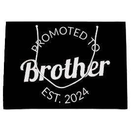 Sacola Para Presentes Grande Promovido Ao Irmão Est. 2024 I