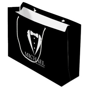 Sacola Para Presentes Grande Proposta de Padrinho de casamento Personalizado de