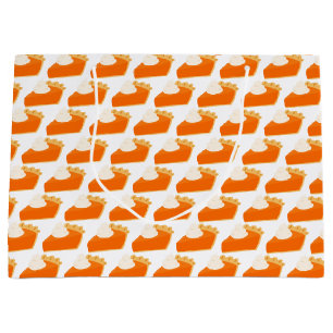 Sacola Para Presentes Grande Pumpkin Pie Patterno
