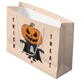 Sacola Para Presentes Grande Pumpkin Vampire