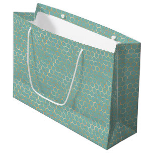 Sacola Para Presentes Grande Queen Bee Pattern