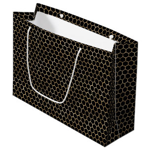Sacola Para Presentes Grande Queen Bee Pattern