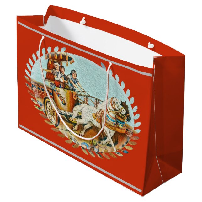 Sacola Para Presentes Grande Queen Shamiram Gift Bag (Verso inclinado)