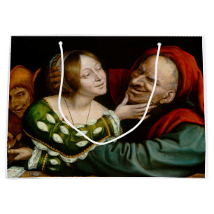 Sacola Para Presentes Grande Quentin Matsys - Amantes Correspondentes