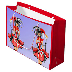 Sacola Para Presentes Grande Quirky Jester & Puppet King