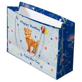 Sacola Para Presentes Grande Ram Birthday