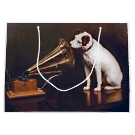 Sacola Para Presentes Grande RCA Victor Dog Gift Bag