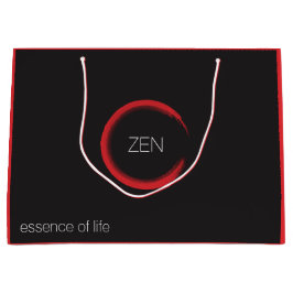 Sacola Para Presentes Grande Red Zen Large Gift Bag