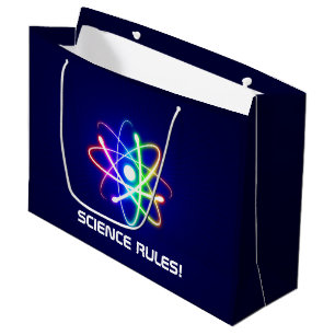 Sacola Para Presentes Grande REGRAS CIENTÍFICAS! Atom