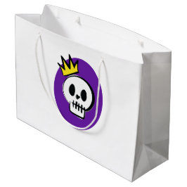 Sacola Para Presentes Grande Rei Caveira - Saco Mínimo do Presente do Halloween