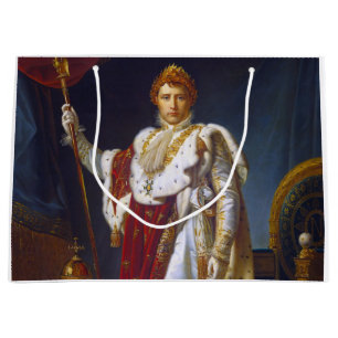 Sacola Para Presentes Grande Retrato de Napoleão Bonaparte, Francois Gérard