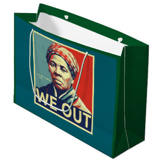 Sacola Para Presentes Grande Retrato Histórico da Liberdade de Harriet Tubman