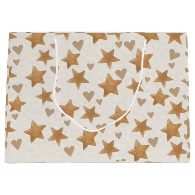 Sacola Para Presentes Grande Revolução do sexo neutro do Ursinho - Saco do pres (Frente)