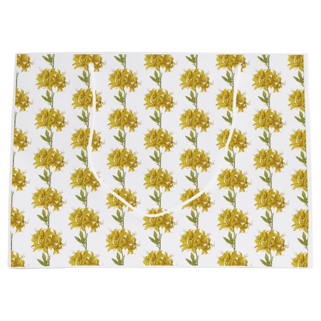 Sacola Para Presentes Grande Rhododendron luteum (Azalea Ponta) (Frente)