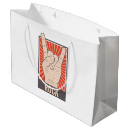 Sacola Para Presentes Grande Rock The Party