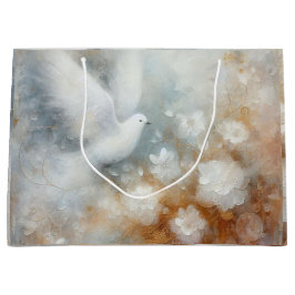 Sacola Para Presentes Grande Rola de Noiva Floral